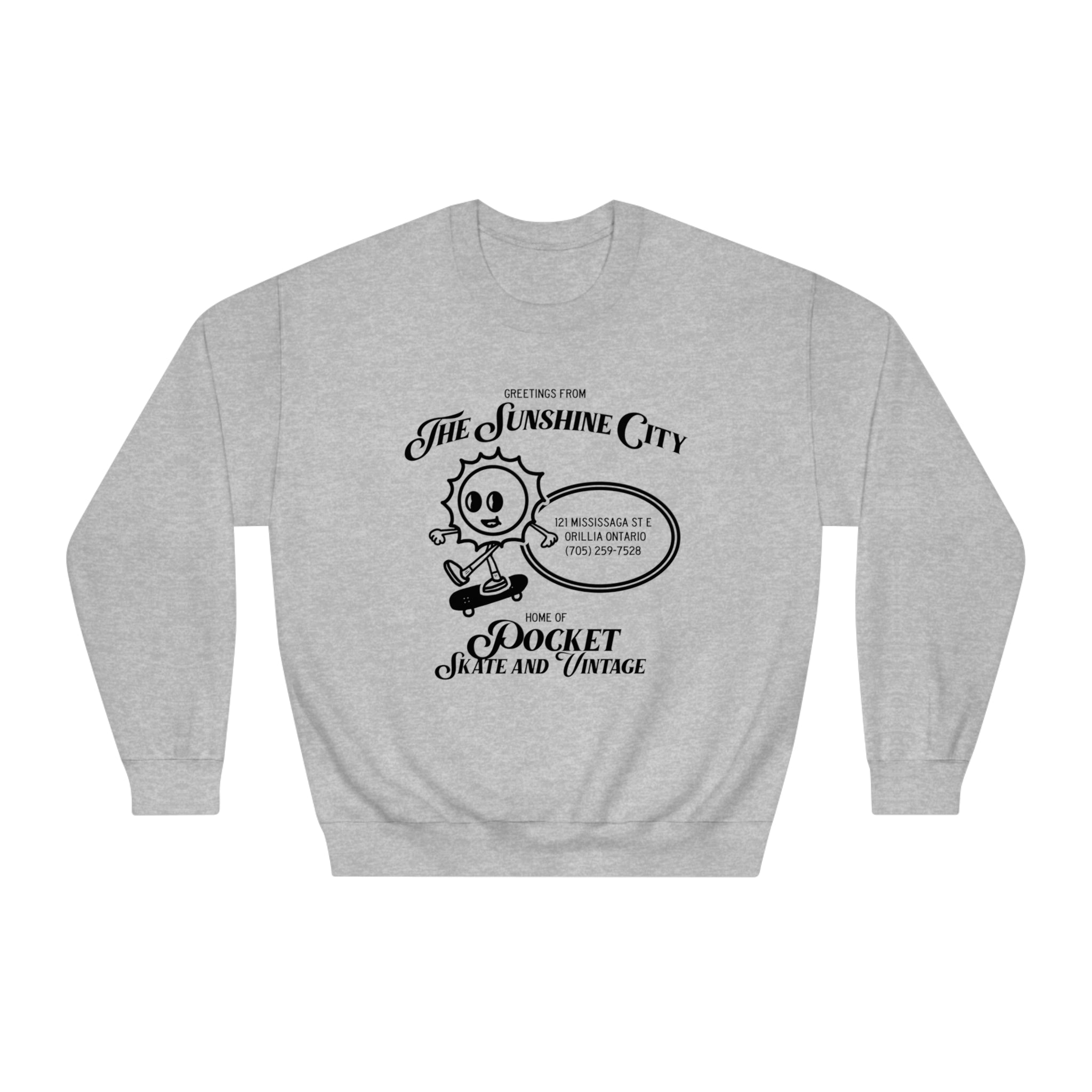 Pocket Sunshine City Crewneck