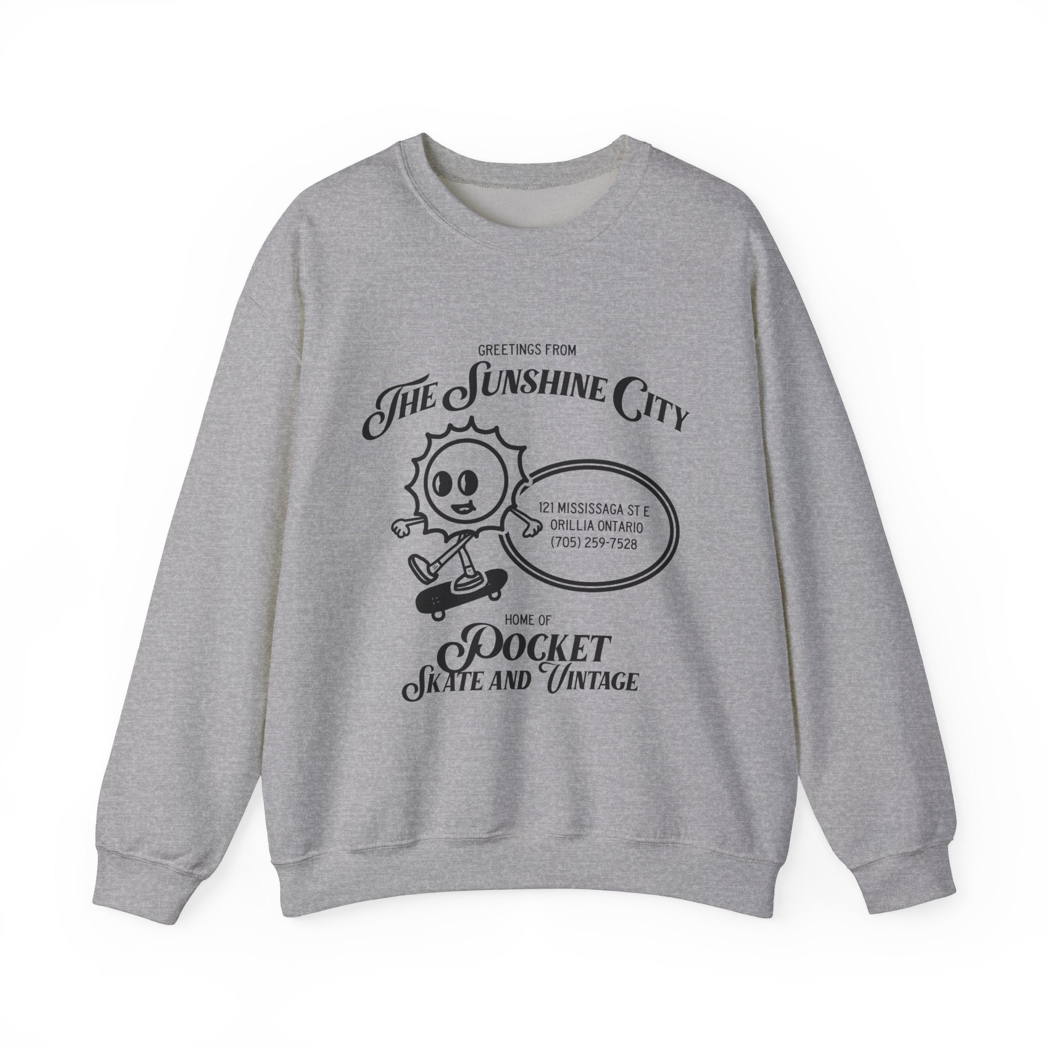 Pocket Sunshine City Crewneck