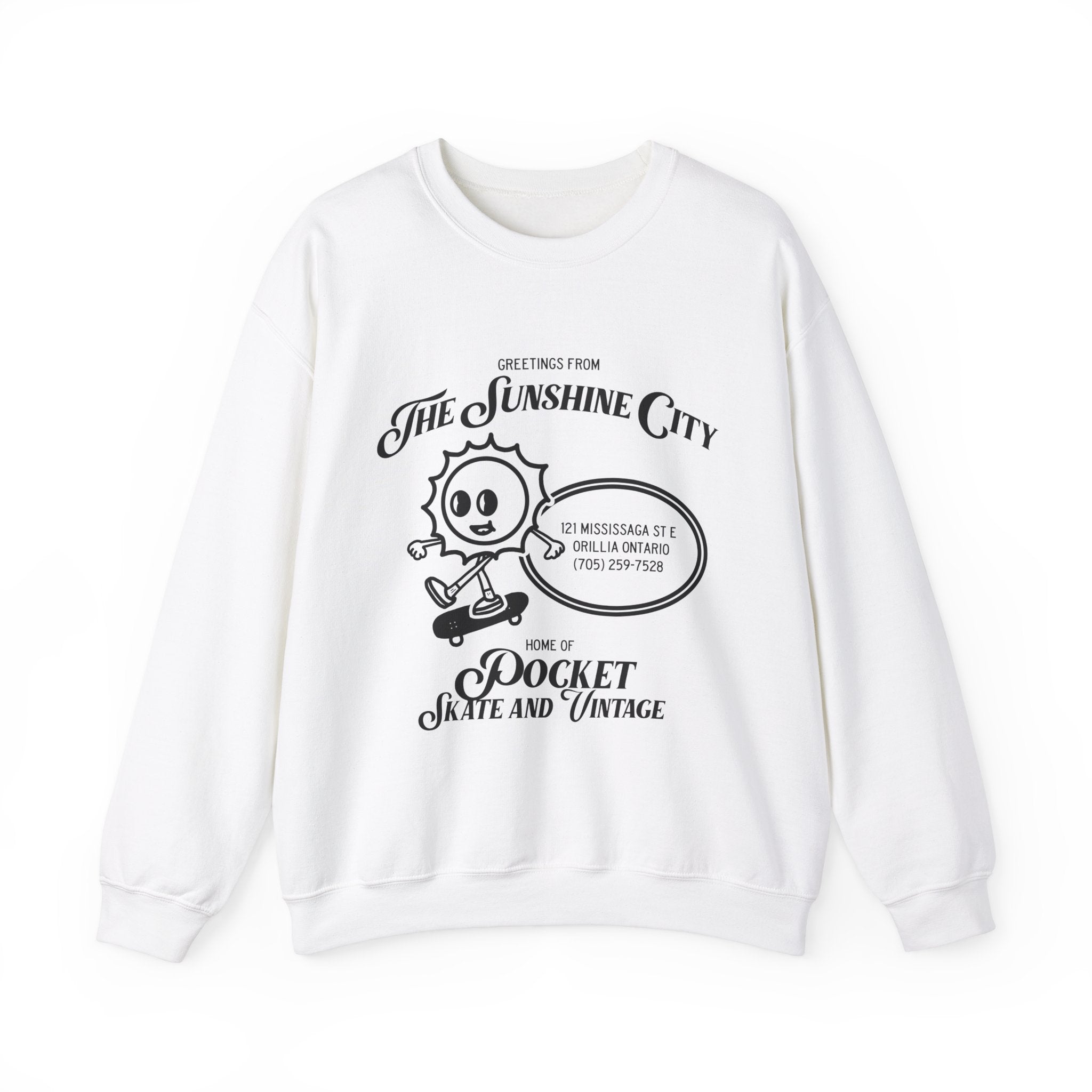 Pocket Sunshine City Crewneck