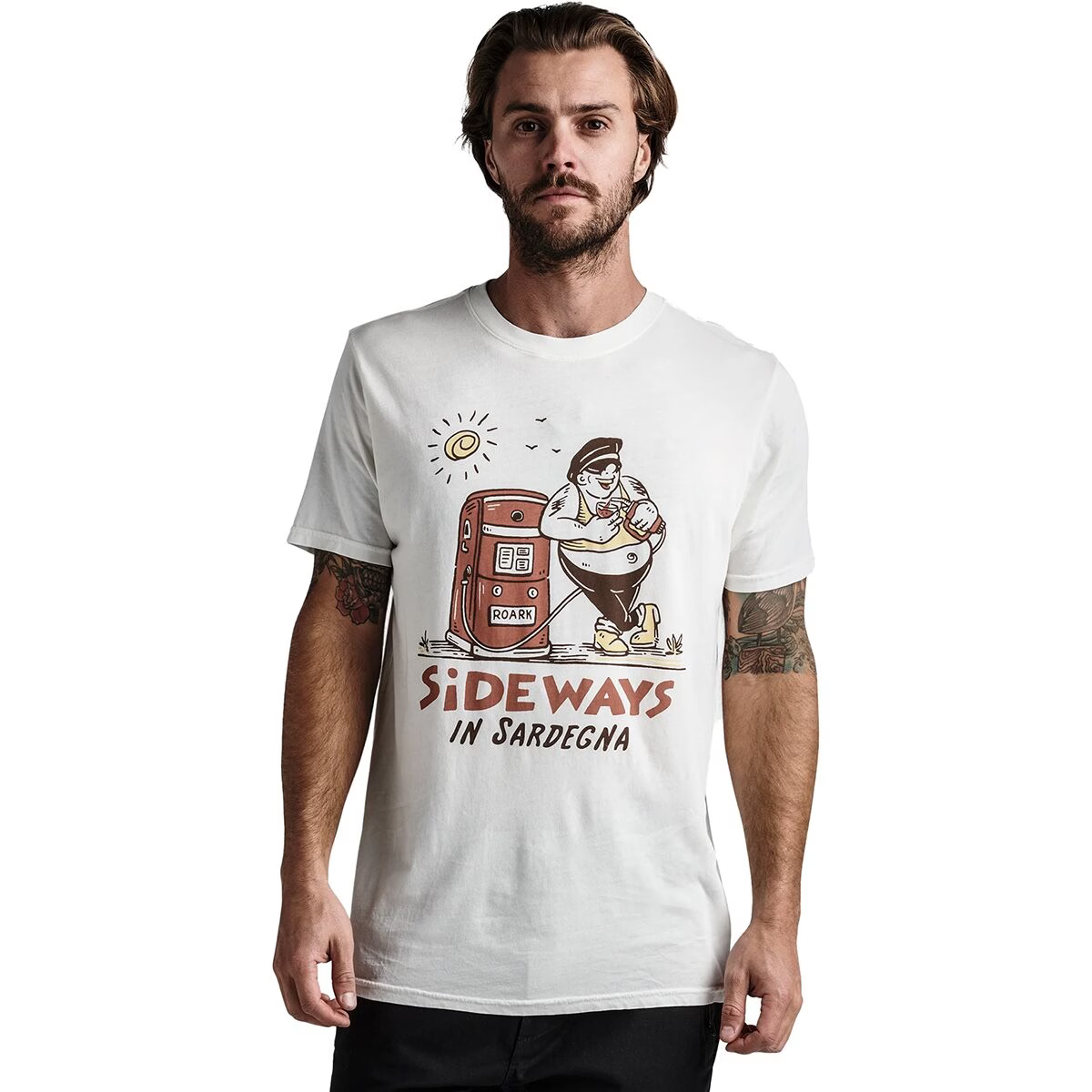 Roark Sideways in Sardegna Tee
