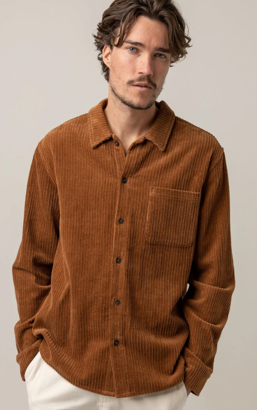 Rhythm Long Sleeve Corduroy Shirt