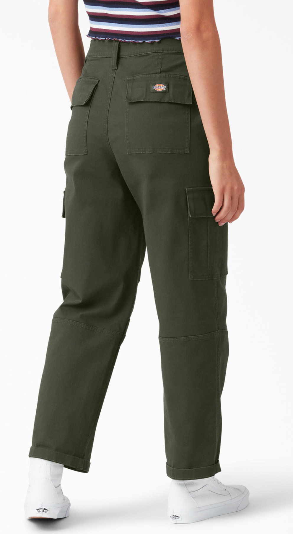 Dickie's Women's Relaxed Fit Cropped Cargo Pants