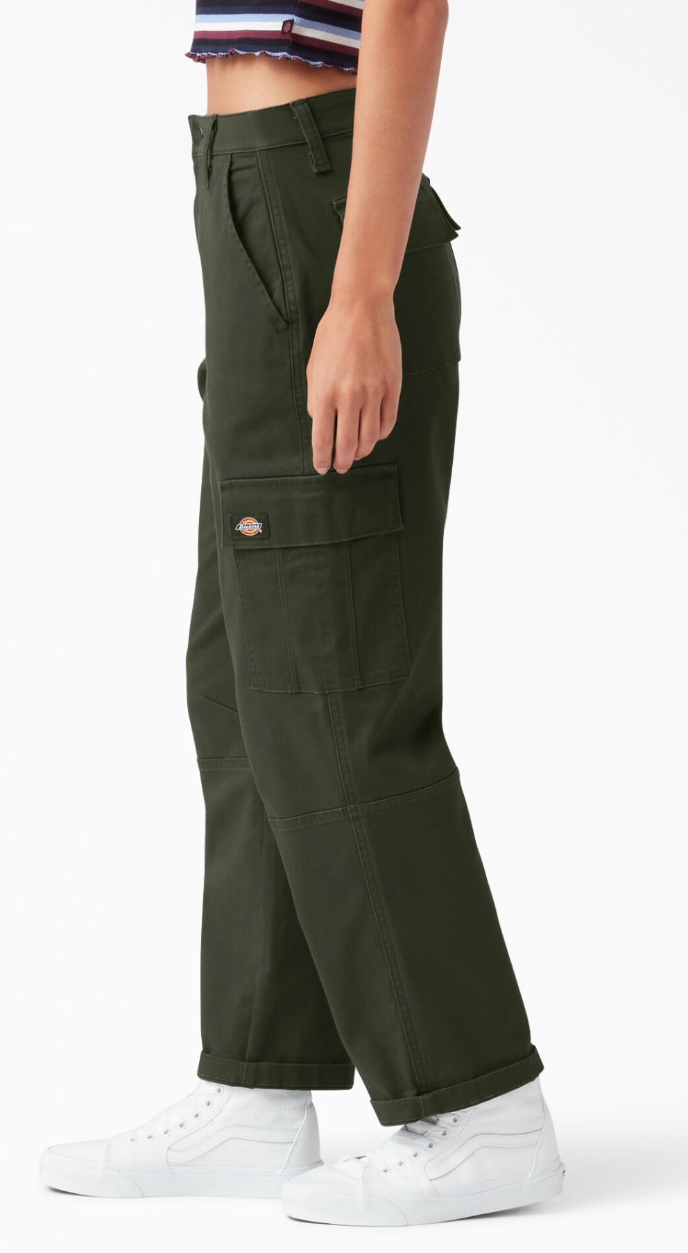 Dickie's Women's Relaxed Fit Cropped Cargo Pants