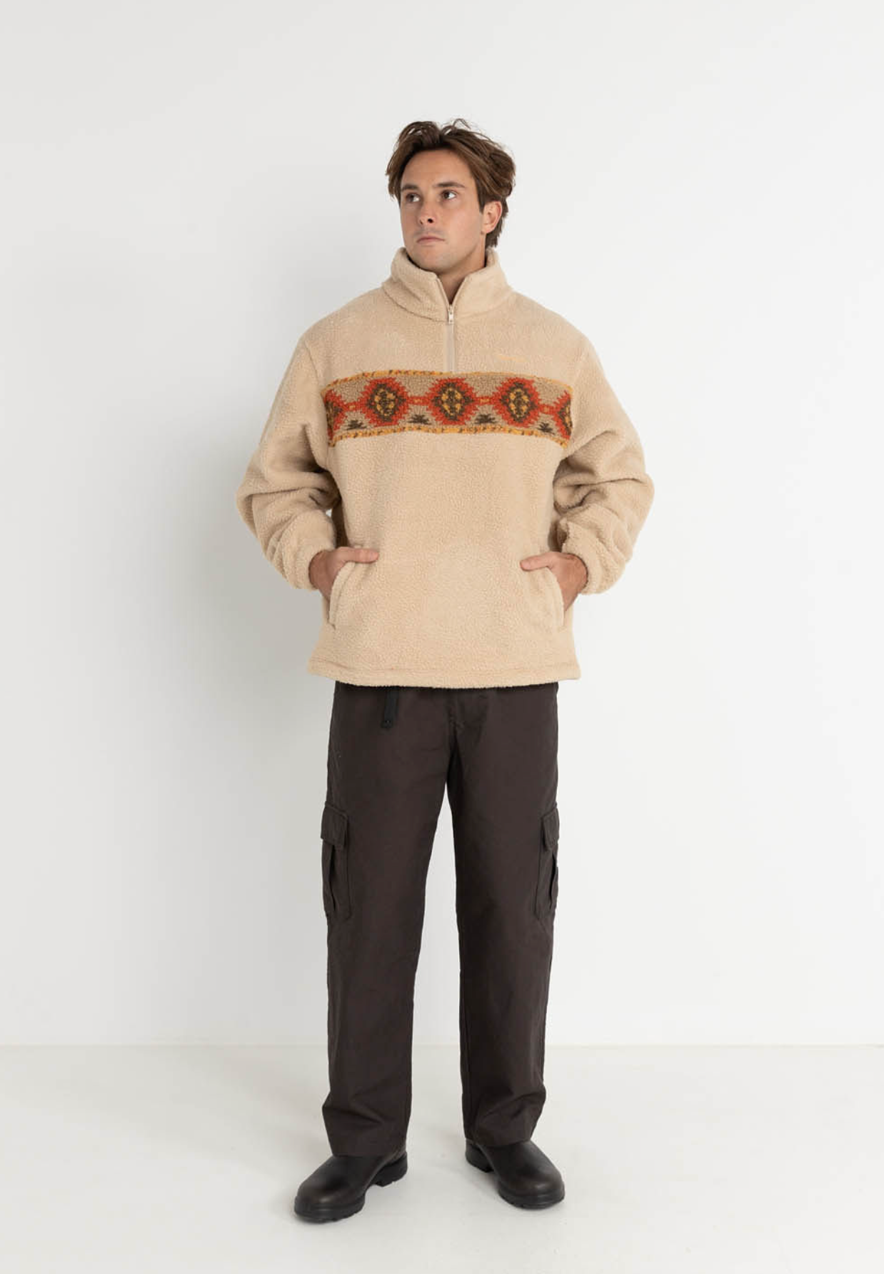 Rhythm Dusty Quarter Zip Fleece