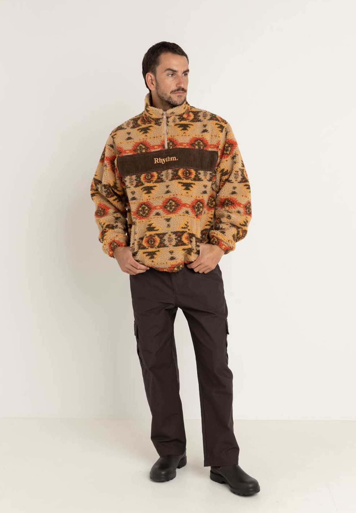 Rhythm High Noon Quarter Zip Fleece