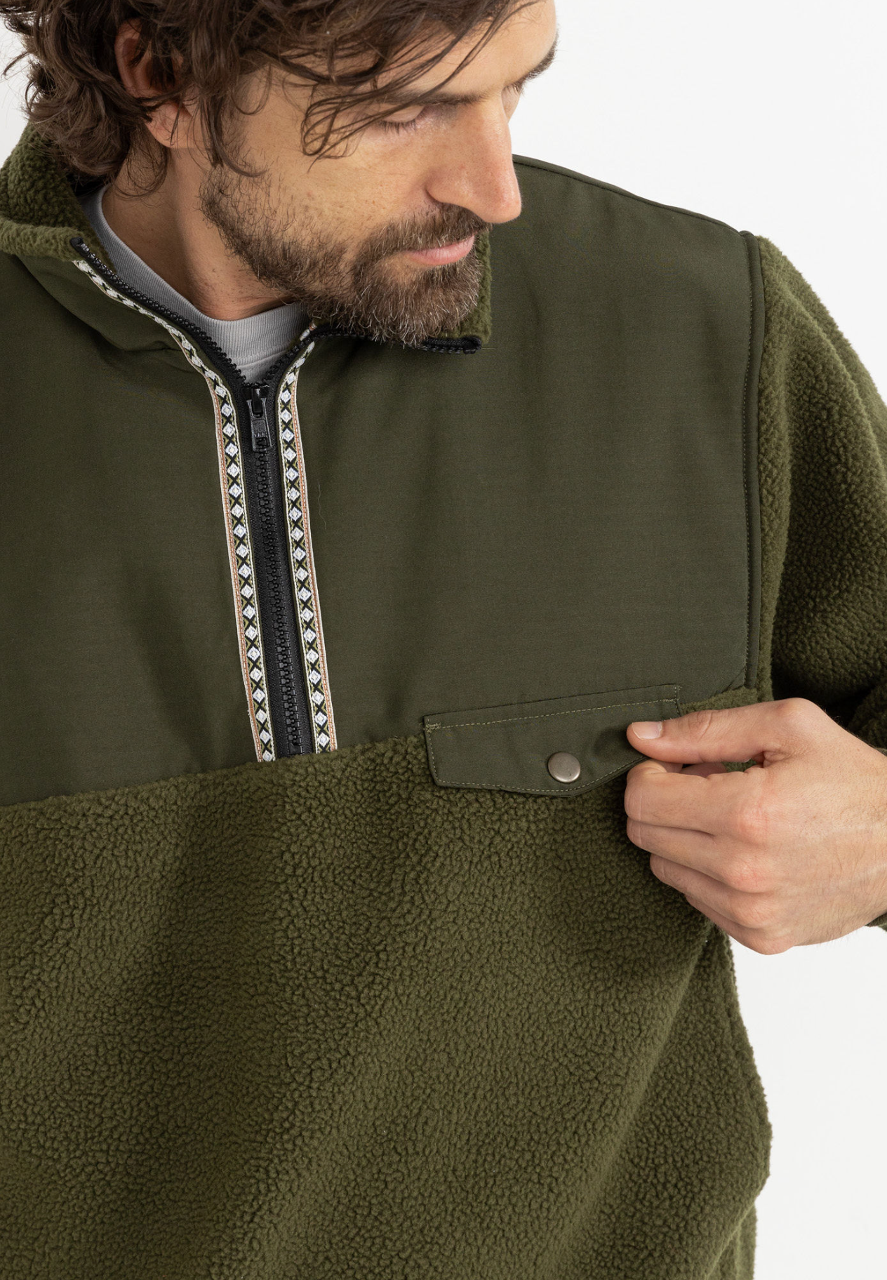 Rhythm Pfeiffer Sherpa Fleece 1/2 Zip