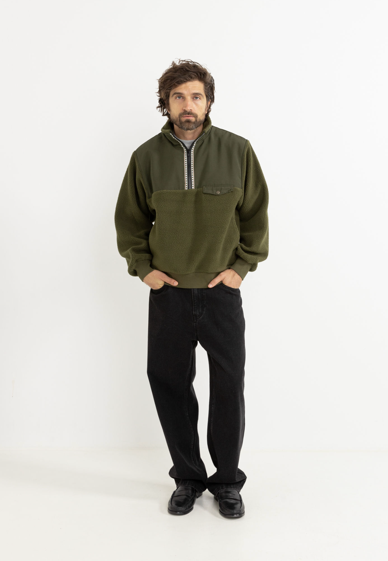 Rhythm Pfeiffer Sherpa Fleece 1/2 Zip