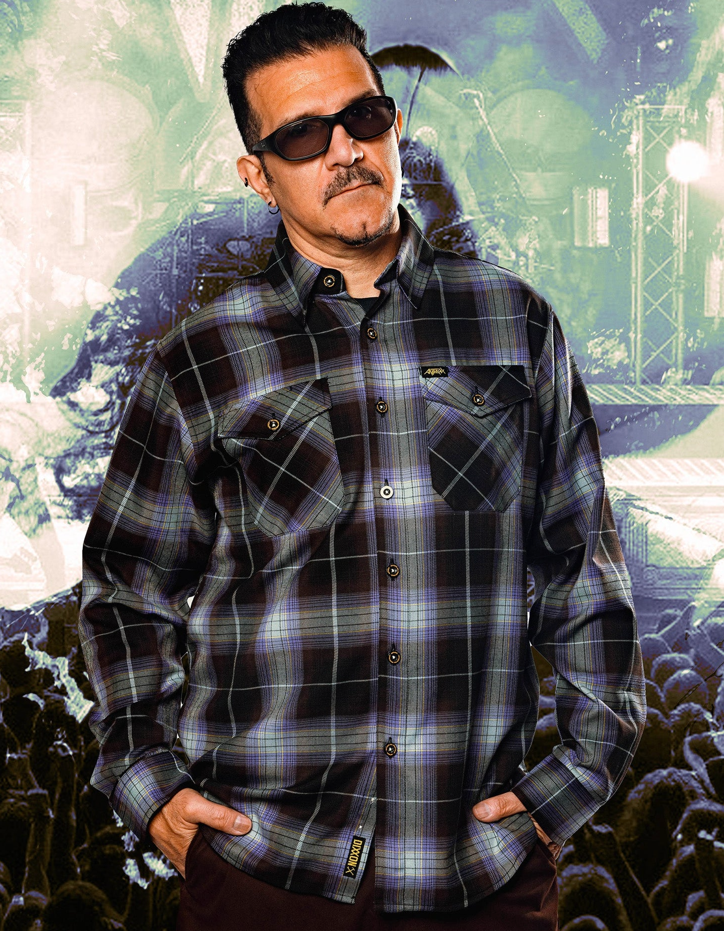 Dixxon Anthrax Spreading the Disease Flannel