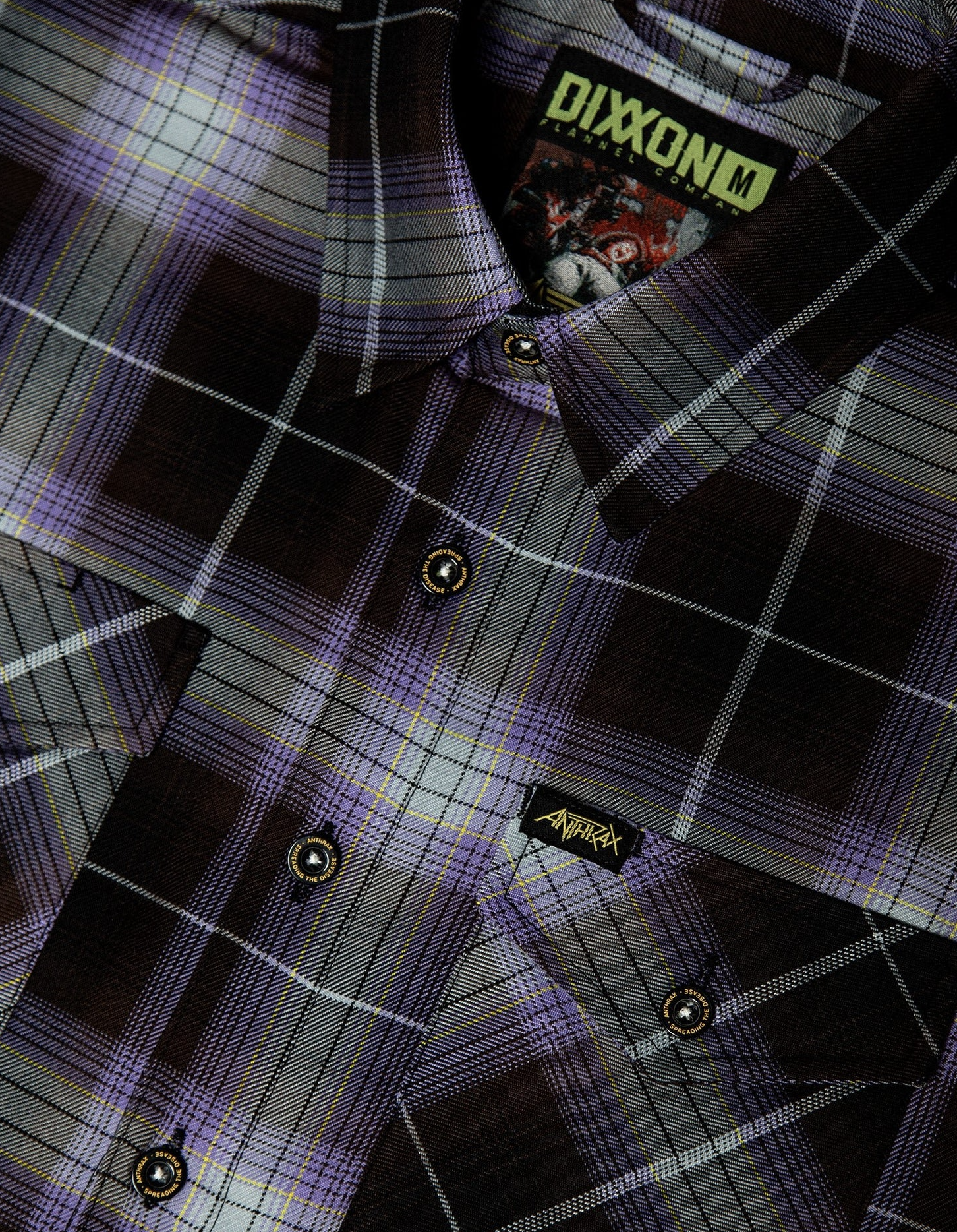 Dixxon Anthrax Spreading the Disease Flannel