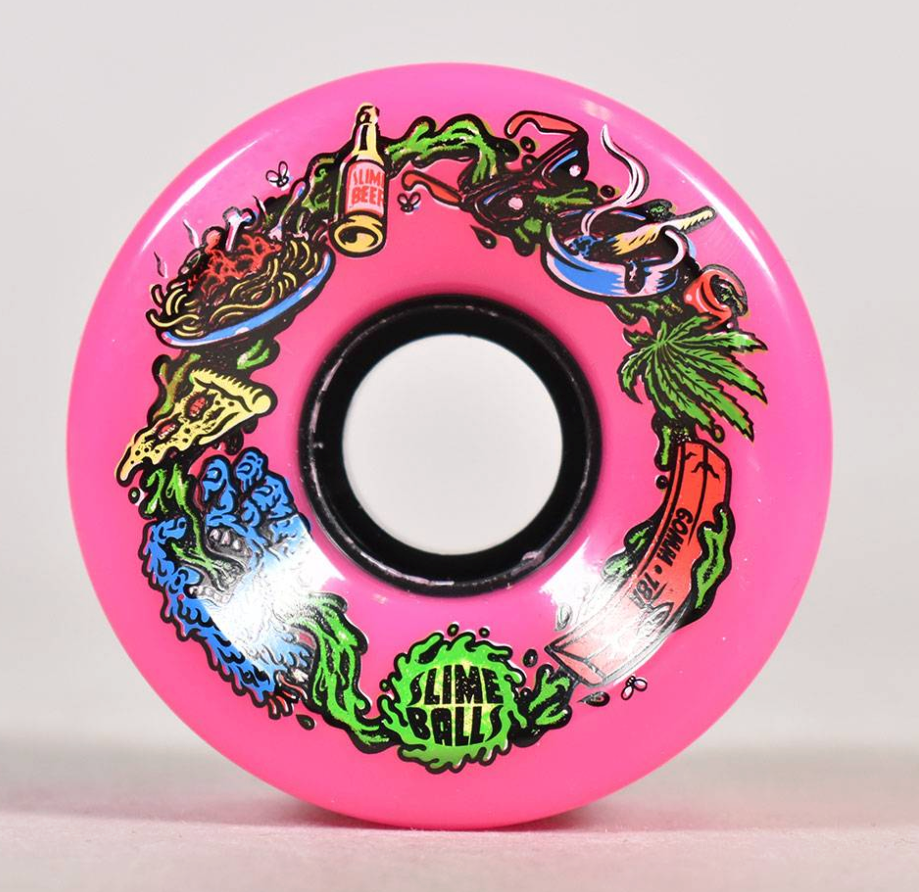 Slim Balls OG Slime Pink 60mm 78A Wheels
