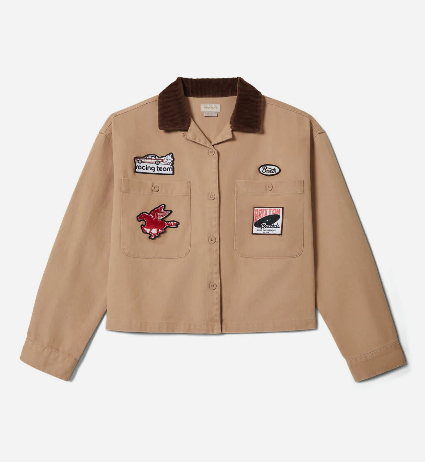 Brixton Utopia Patchwork Overshirt