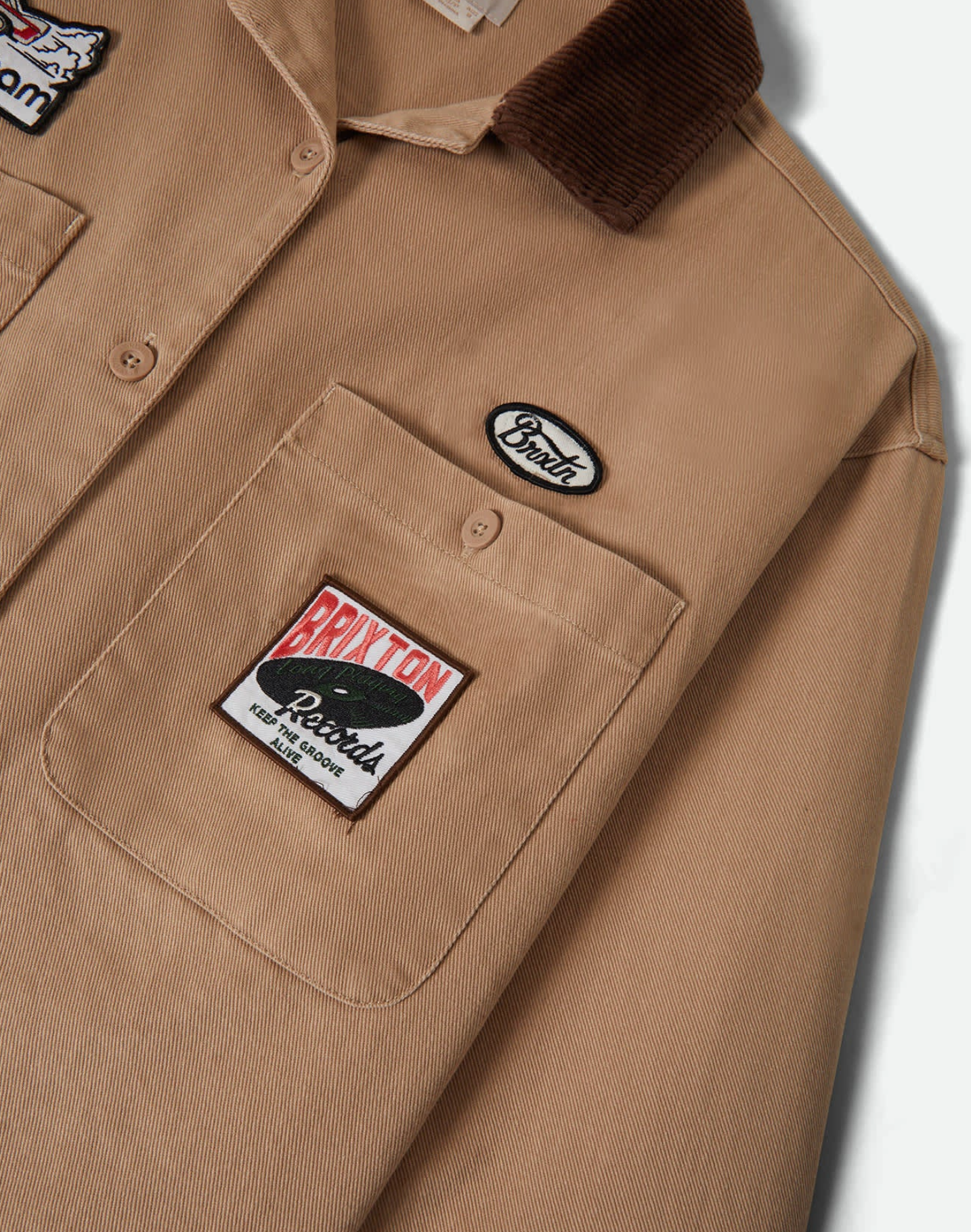 Brixton Utopia Patchwork Overshirt