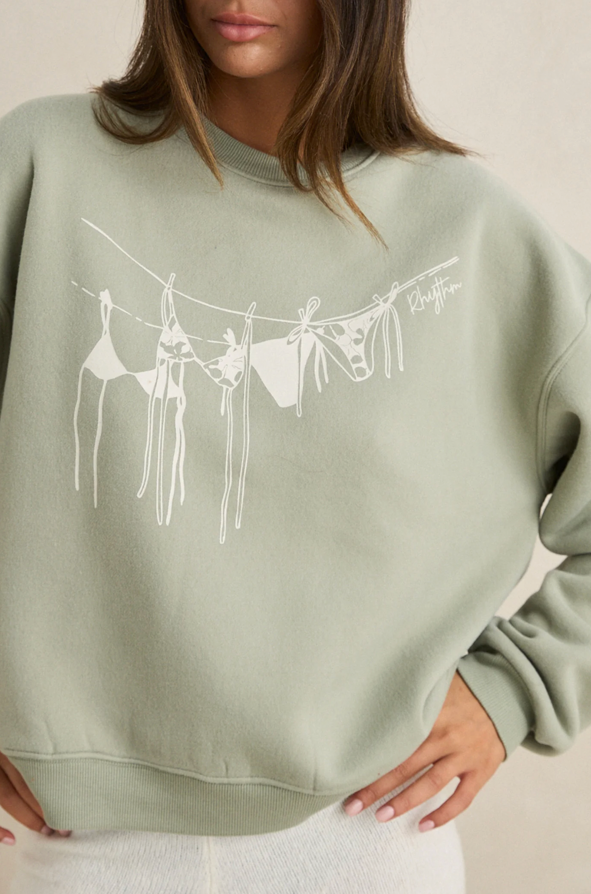 Rhythm Melia Crew Neck Fleece