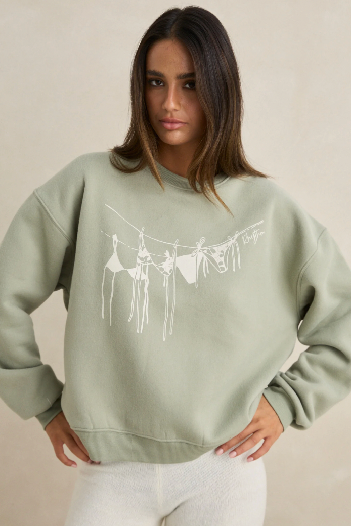 Rhythm Melia Crew Neck Fleece