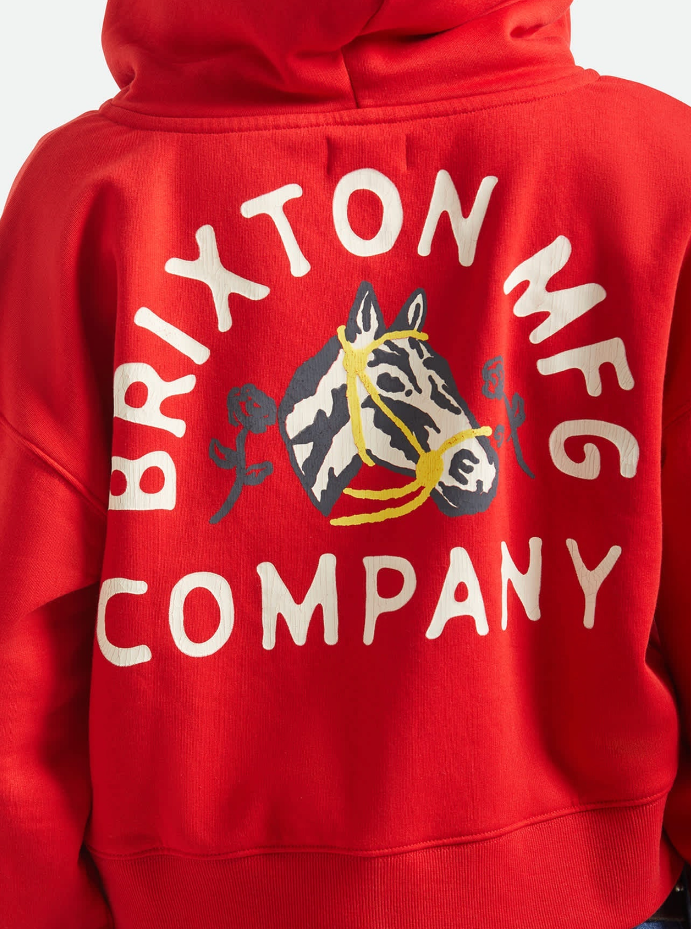 Brixton Trophy Horse Cropped Zip Hood