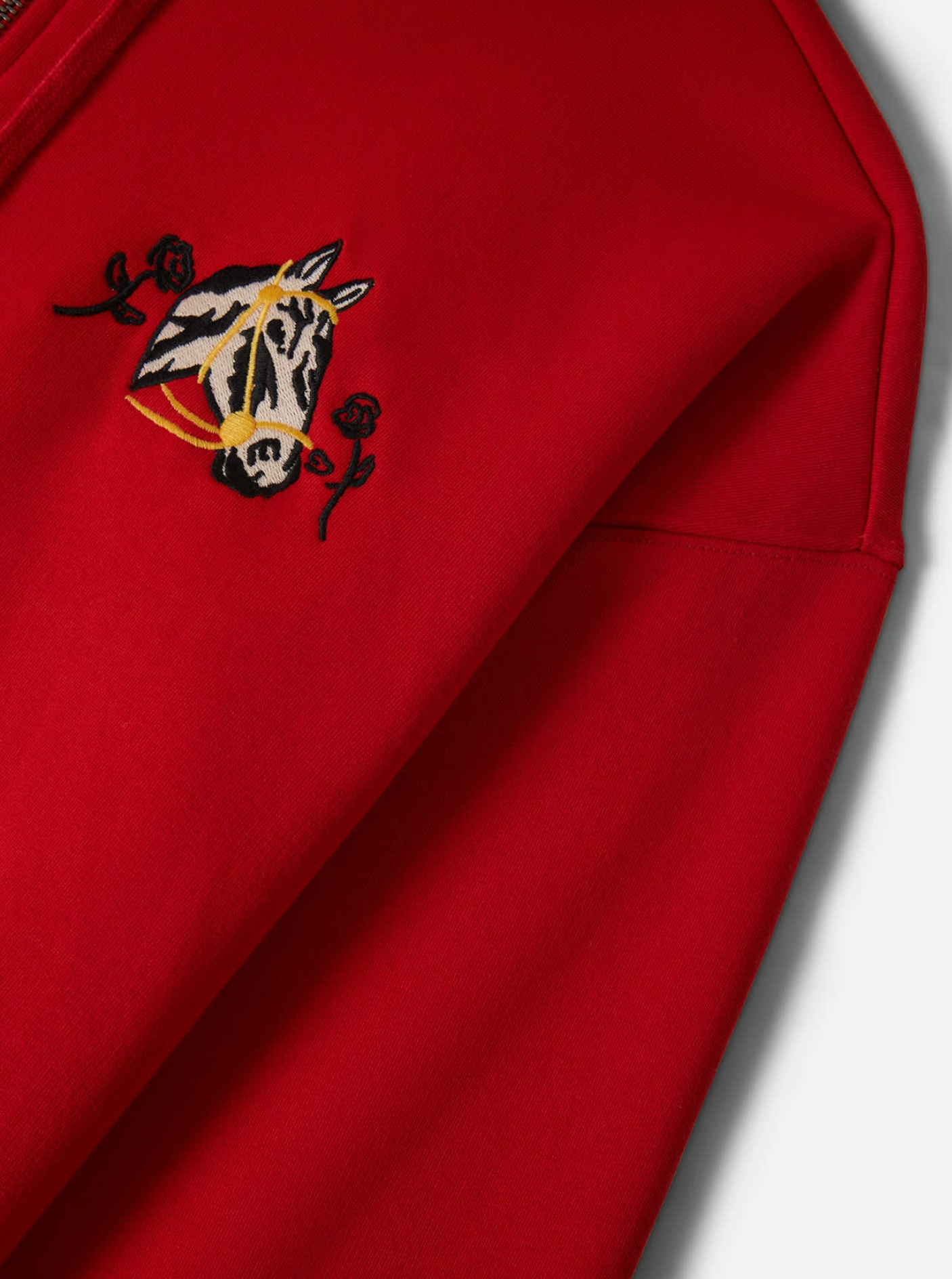 Brixton Trophy Horse Cropped Zip Hood