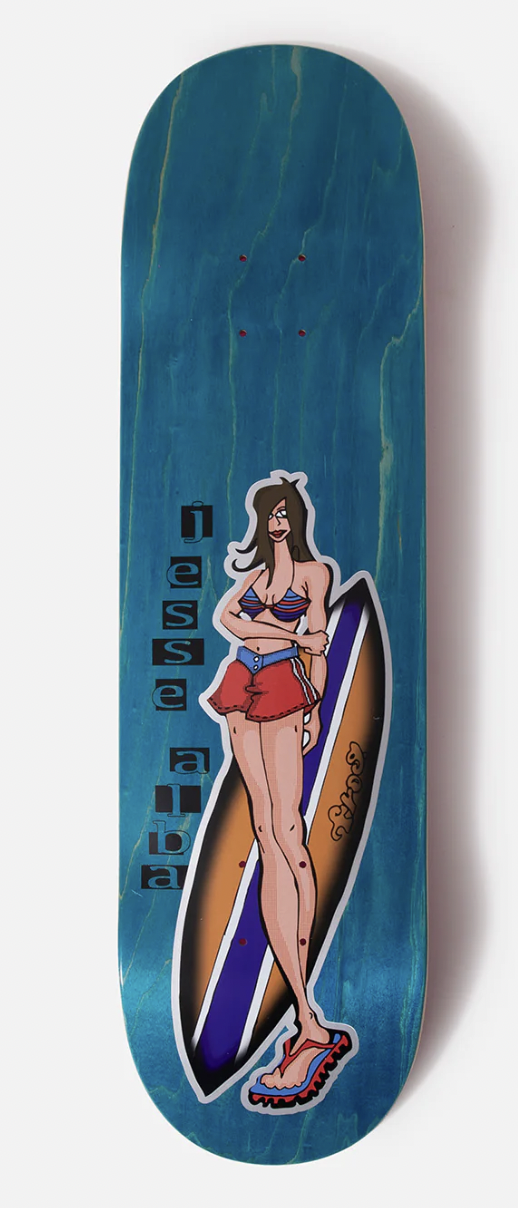 Frog Surfer Girl 8.5 Deck
