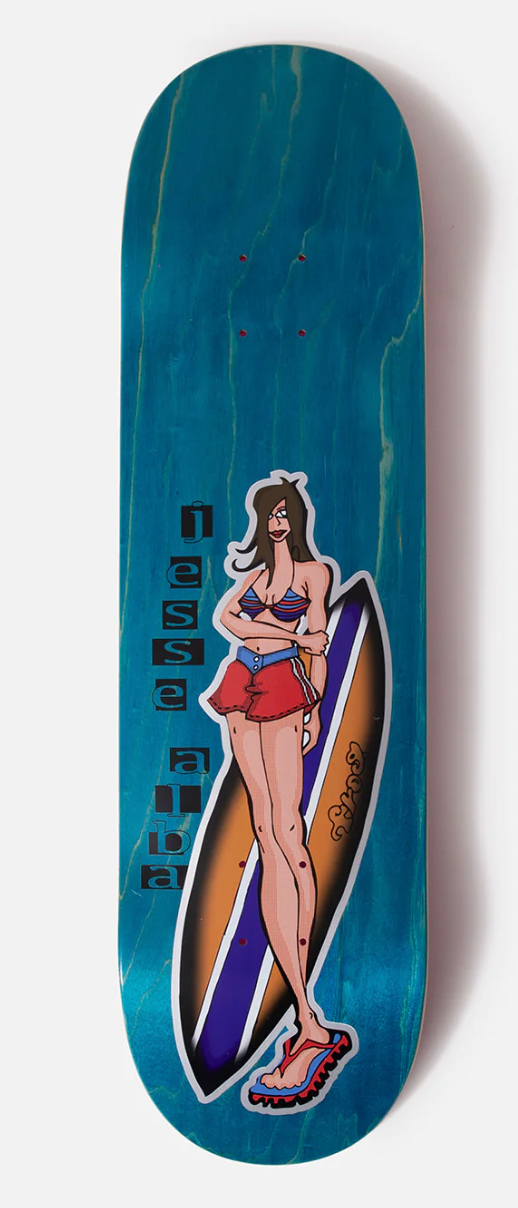 Frog Surfer Girl 8.5 Deck