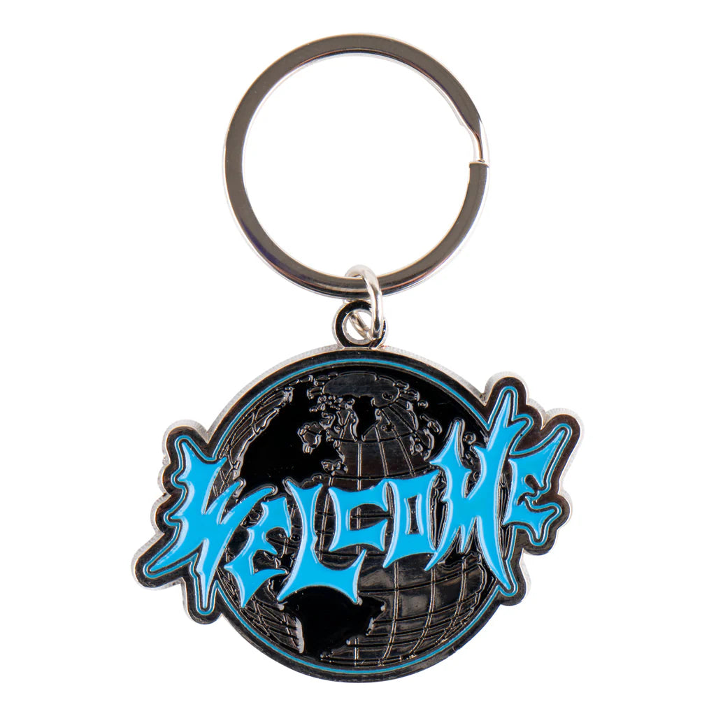 Welcome Worldwide Metal Keychain