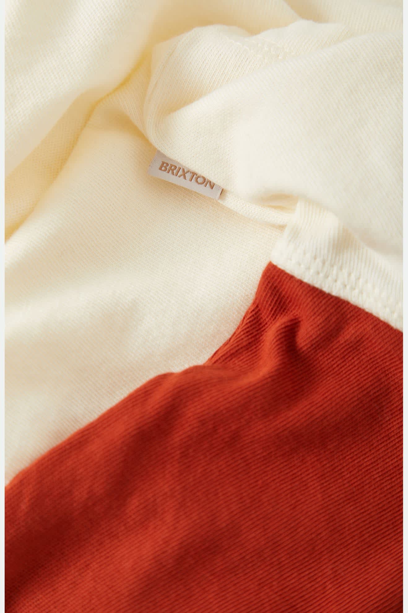 Brixton Carefree Organic Garment Dye Cropped Henley