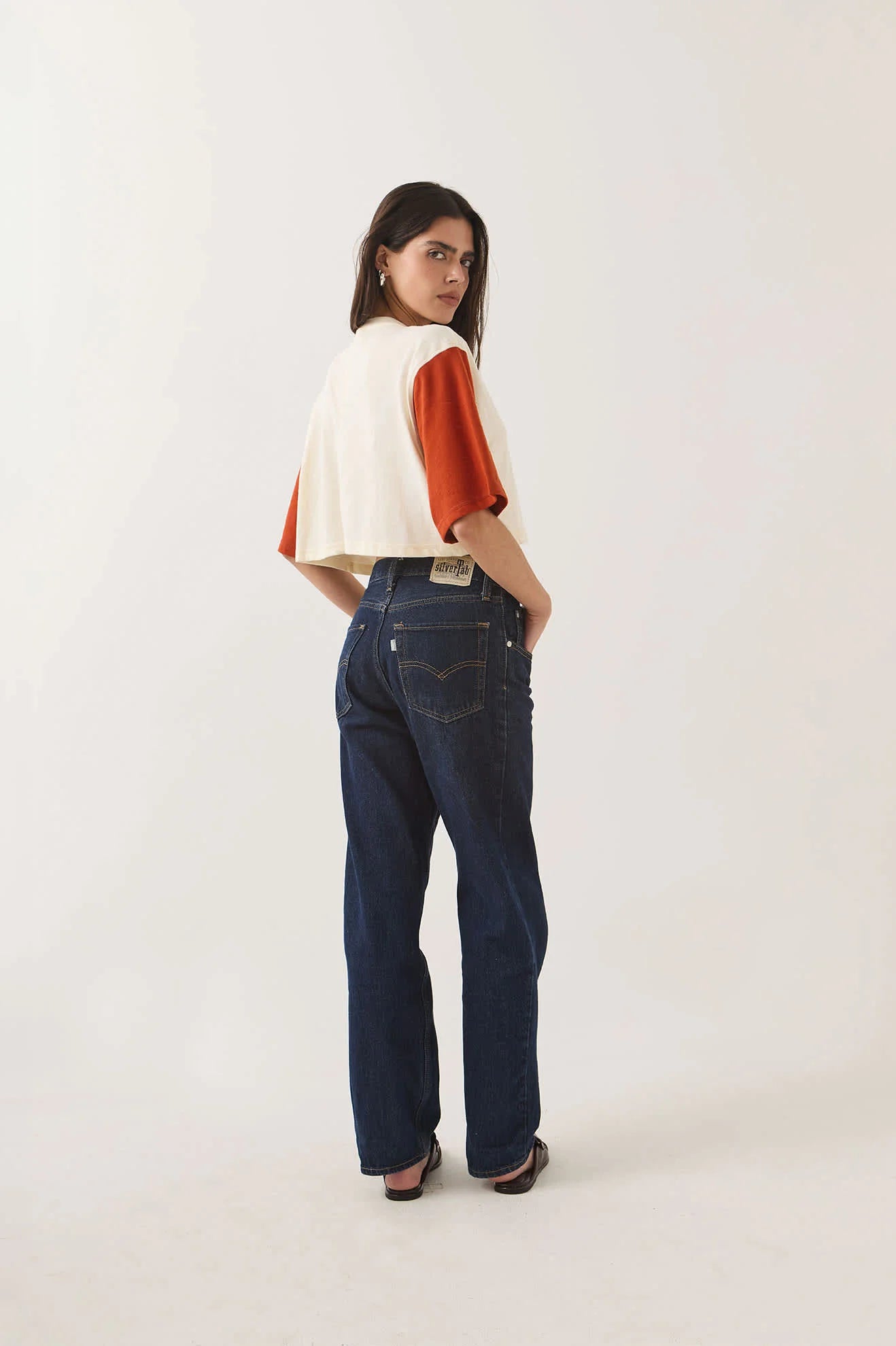 Brixton Carefree Organic Garment Dye Cropped Henley