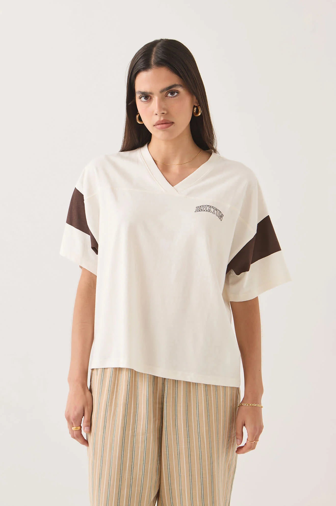 Brixton Boxy Cropped Football