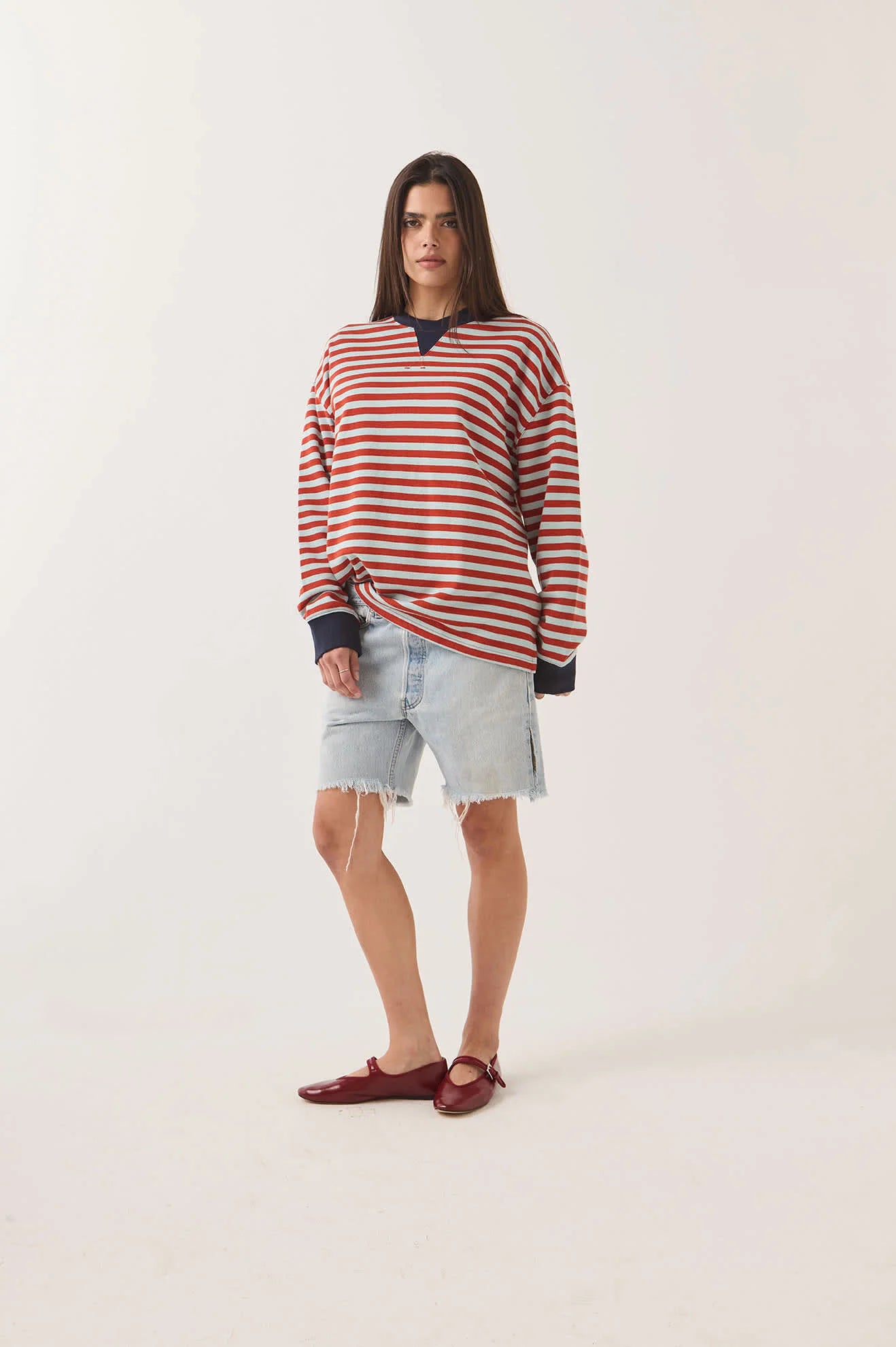 Brixton Retro Rugby Long Sleeve Crew