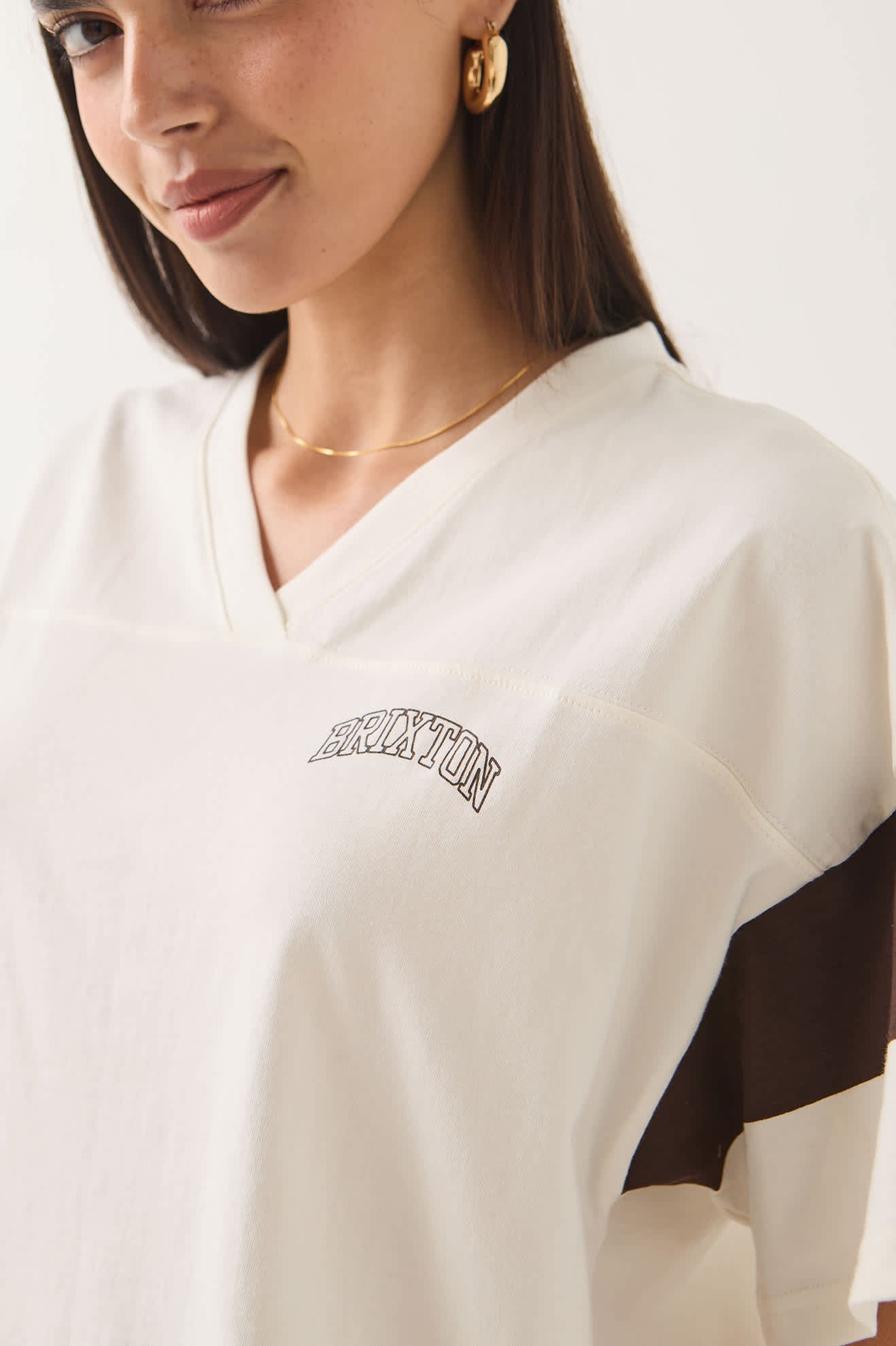 Brixton Boxy Cropped Football